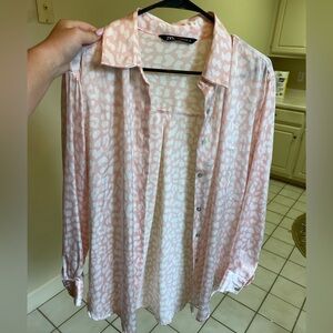ZARA satin blouse